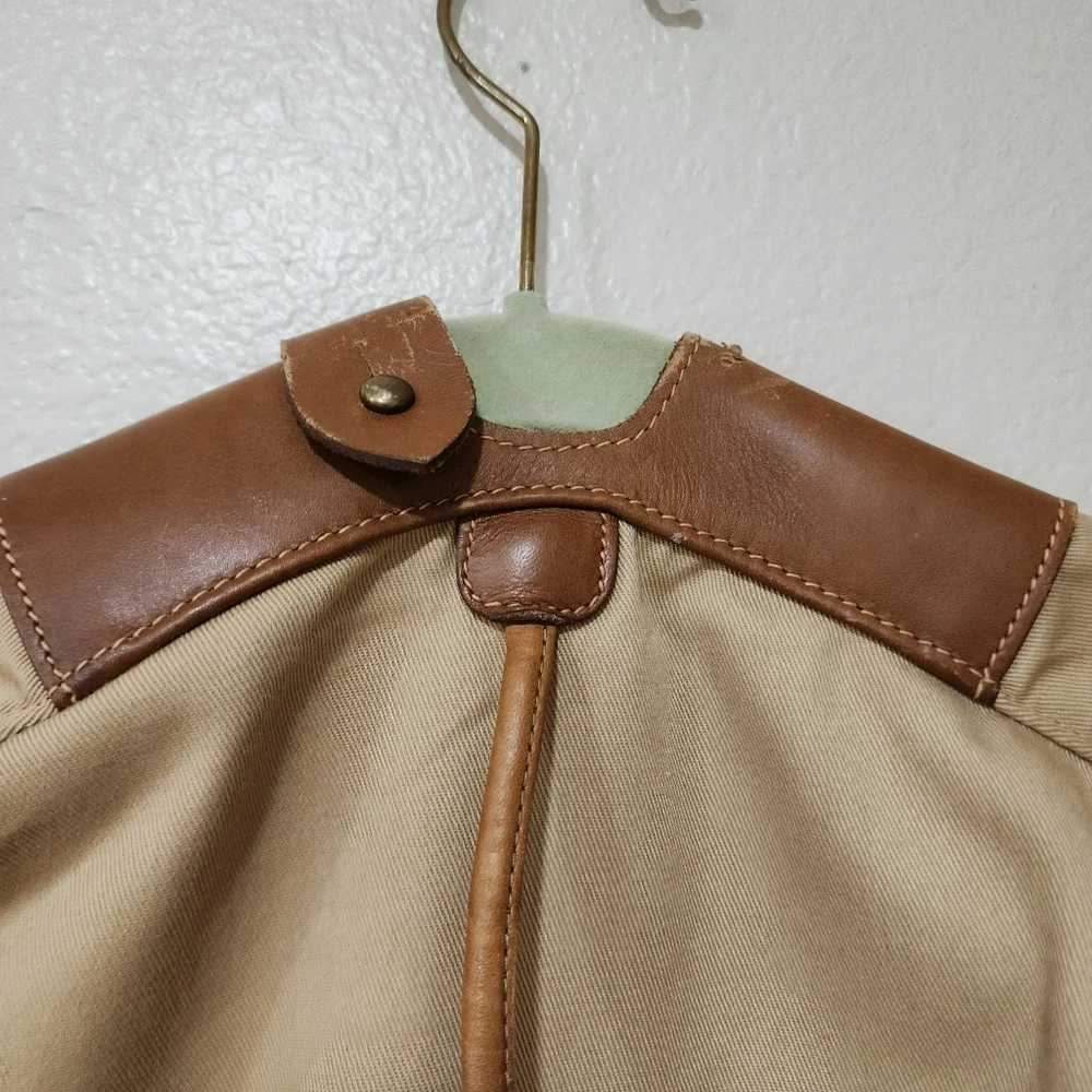 Vintage Ghurka Marley Hodgson No. 64 Cover Up II Canvas & Leather Garment Bag
